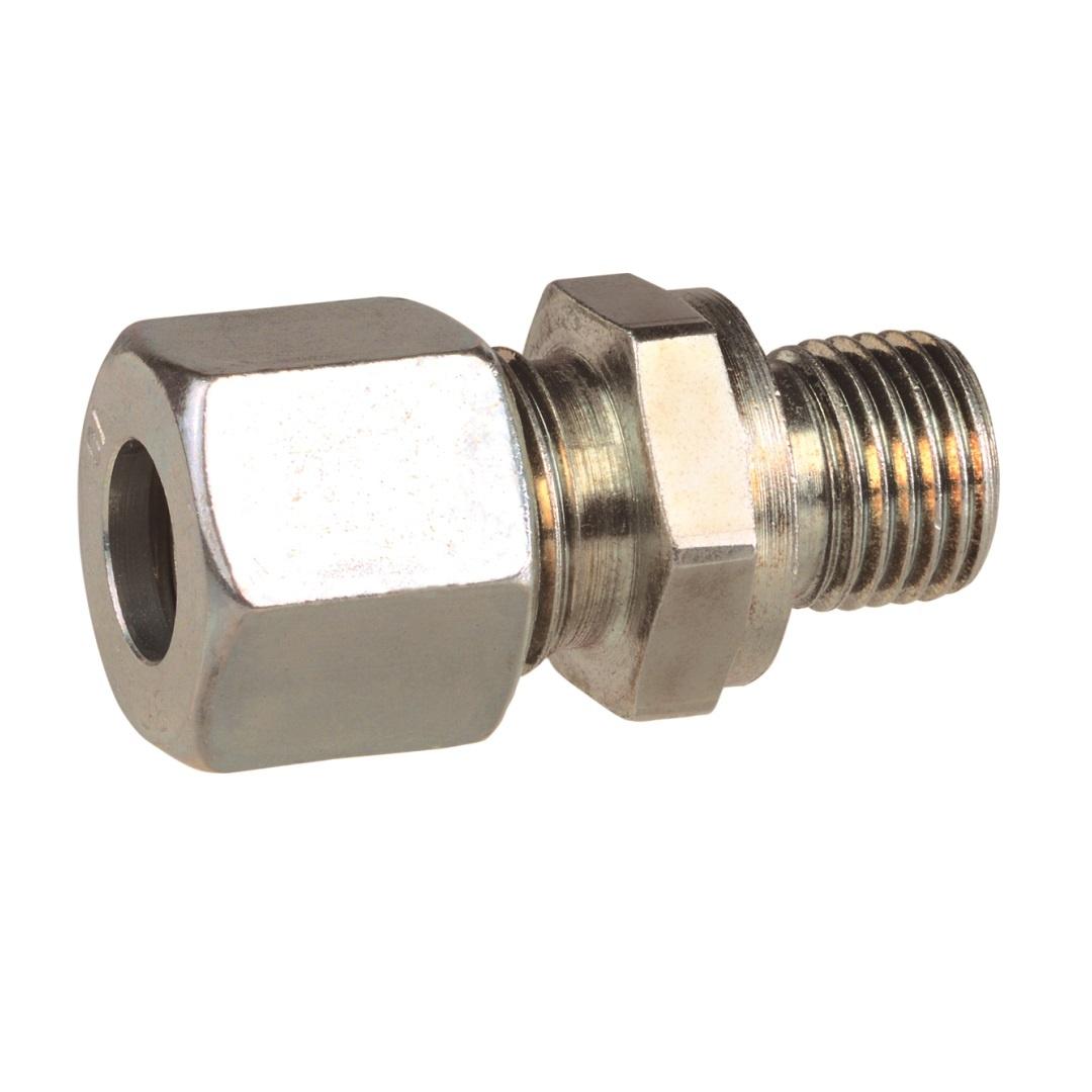 Śrubunek prosty RVS 8 x G 3/8 zew.