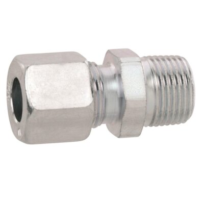 Śrubunek prosty RVS 8 x R 1/2 zew.