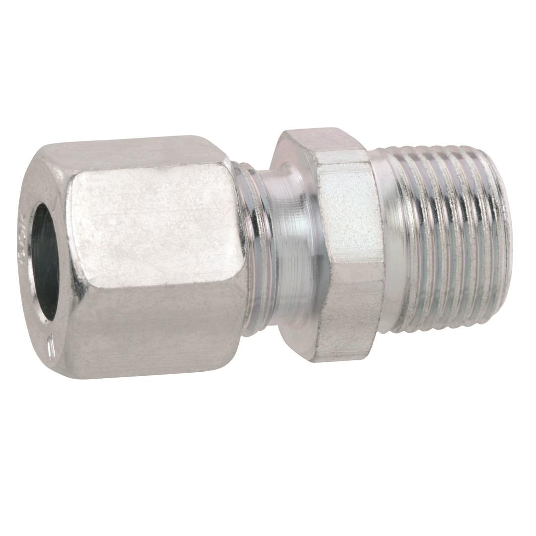 Śrubunek prosty RVS 8 x R 1/2 zew.