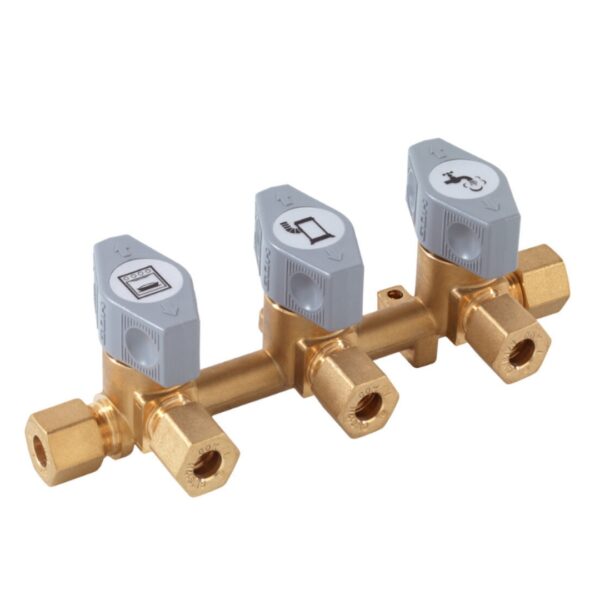 Zawór szybkozamykający RVS 8 x 3 x RVS 8 mos