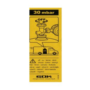 Naklejka informacyjna